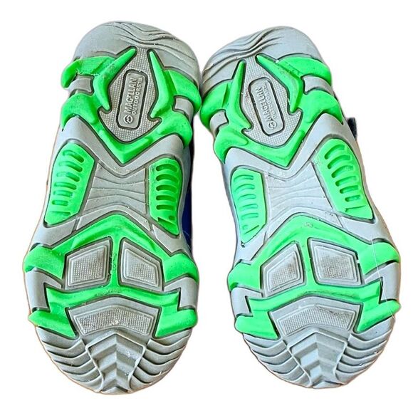 Magellan Baby Boy's Outdoor Sneakers Tennis Shoes Green Blue Size 6 Toddler - Picture 3 of 8